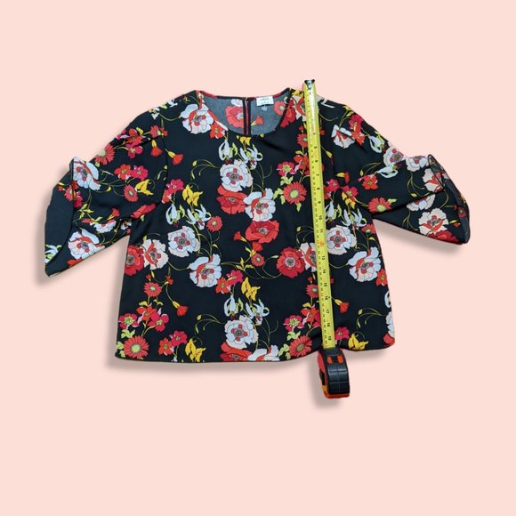 Aritzia Wilfred Cambrai Floral Silk Top Size M - Picture 4 of 5